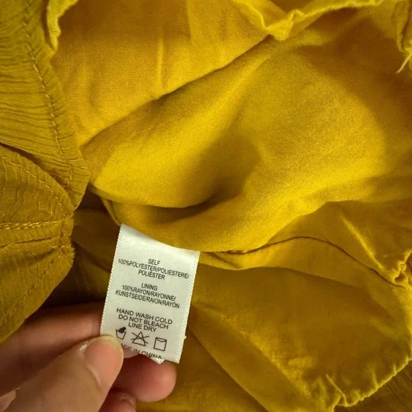 Anthropologie Sunday in Brookly mustard top - Picture 5 of 9